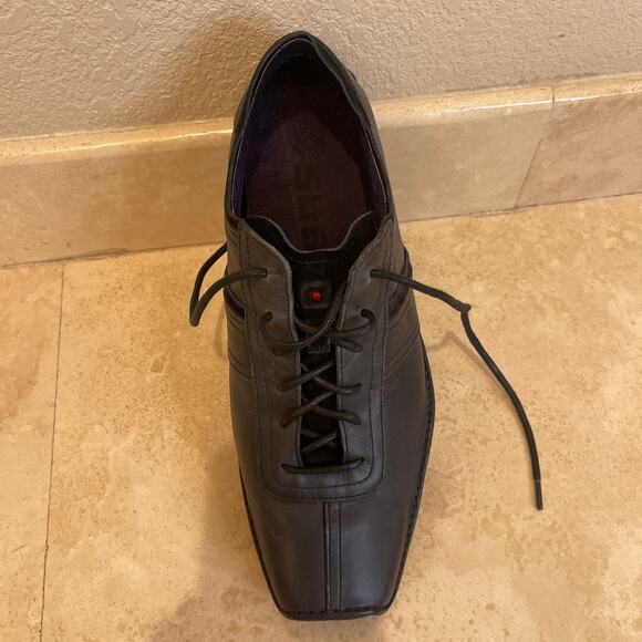 Tsubo Phad D3-01 Men’s Black Leather Shoes | Size 10 | Vintage | New in Box - Picture 9 of 13